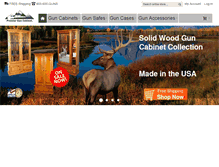 Tablet Screenshot of premierguncabinet.com